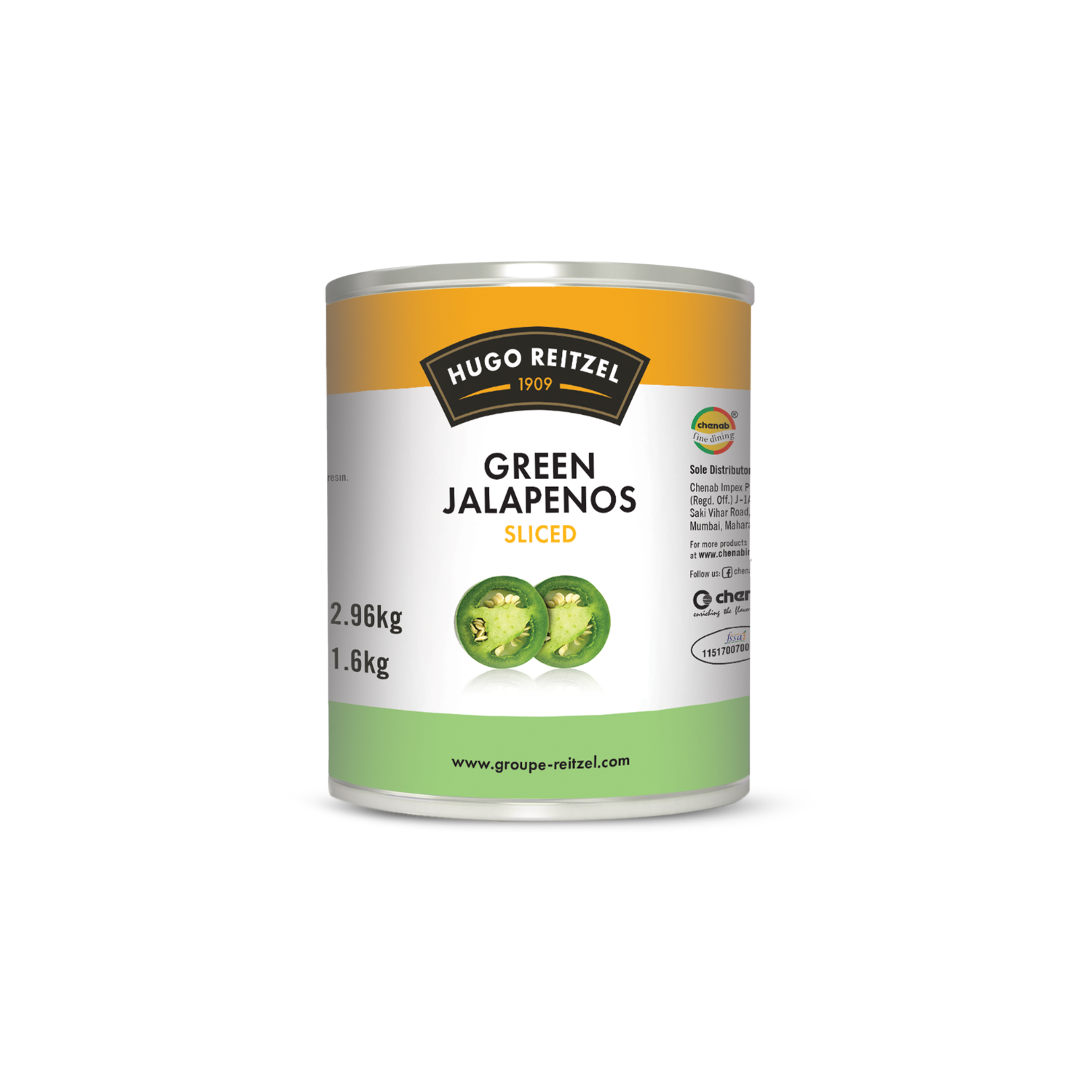 HUGO REITZEL SLICED GREEN JALAPENOS