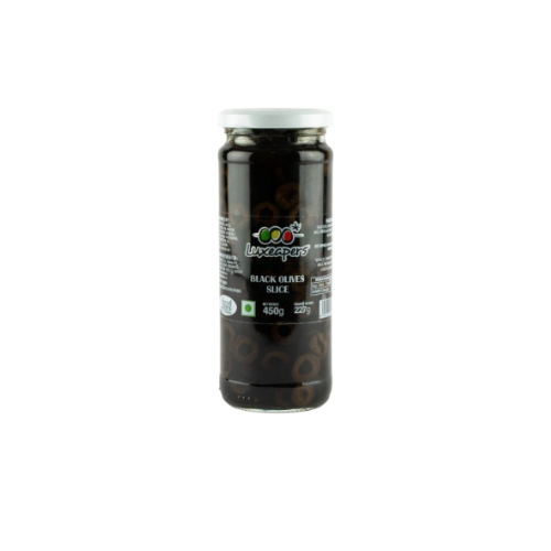 LUXEAPERS BLACK SLICED OLIVES